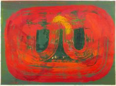 Manner of Howard Hodgkin (1932-2017) Abstract, 1957 signed 'Westwood' and dated (lower right)