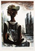 John Byrne (b.1940) Downtown 1/10, signed, titled, and numbered in pencil (in the margin)