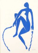 Henri Matisse Blue Nude bears initials in pencil (lower right) lithograph 36 x 24cm A little
