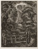 Robin Tanner (1904-1988) The Old Road signed in pencil (in the margin) etching 32 x 25cm.