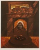 Mick Rooney (b.1944) Winter 3/100, signed, titled, and numbered in pencil (in the margin) etching
