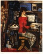 Marcel Gromaire (1892-1971) The Pianist, 1928 68/200, signed and numbered in pencil (in the