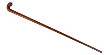 A walkingstick constructed from an aeroplane propeller