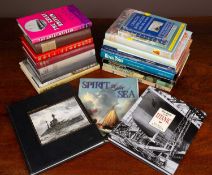 A collection of books of shipping and boating interest