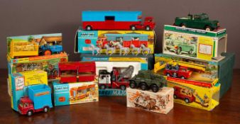 Various Corgi Toys and a Britains Army Landrover