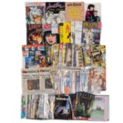 A collection of comic books