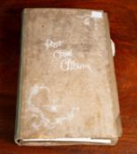 An Edwardian postcard album