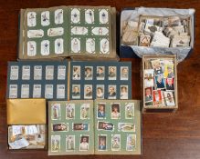 A collection of cigarette cards