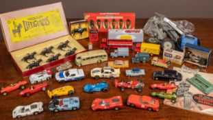 A collection of various toys
