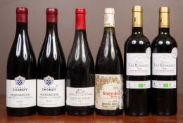 Two bottles of Mason Chanzy Maranges Premier Cru La Fussiere 2019