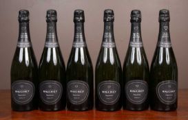 Six bottles of Bauchet Signature Brut Champagne