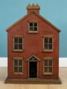 A 19th century wooden doll's house