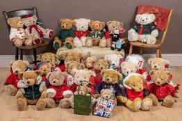 A collection of 26 modern Harrods teddy bears