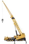 A Grove TM1500 diecast model of a mobile crane,