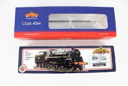 Two Bachmann OO gauge steam locomotives and tenders.