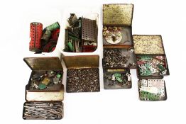 A collection of Meccano extras and spares. In non original boxes.