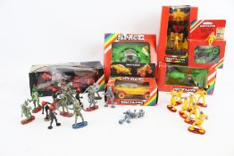 A collection of Britains Starguard models and figures.