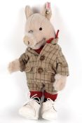 A Steiff Rupert Classic Podgy Pig teddy bear.