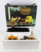A Hornby Railways 3 gauge 'Stephensons Rocket' live steam train set.