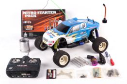 A Thunder Tiger SSK 1/10 4WD 2WD Stadium Truck.