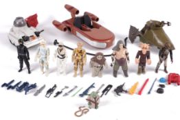 A collection of five Star Wars figures.