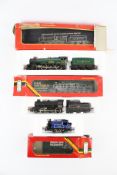 Three Hornby OO gauge locomotives.