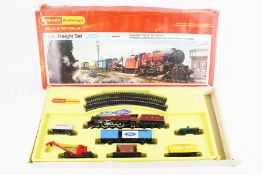 A Hornby OO gauge R 506 freight set.