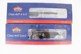 Two Bachmann OO gauge steam locomotives and tenders.