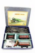 A Hornby O gauge clockwork train set.