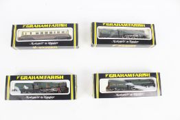 Four Graham Farrish N gauge locomotives.