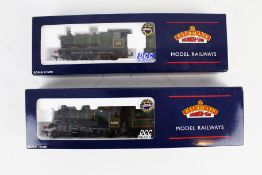 Two Bachmann OO gauge steam locomotives and tenders.