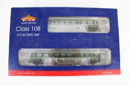 A Bachmann OO gauge class 108 two car DMU set.