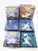 Three Corgi Aviation Archive diecast models.