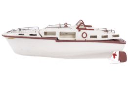 A vintage Tri-ang Avon electric 'Luxury Cabin Cruiser' model boat.