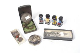 An assortment of collectables.