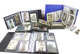 A large collection of postcards.