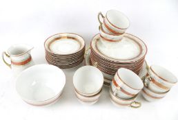 A 20th century Czechoslovakian tea service.