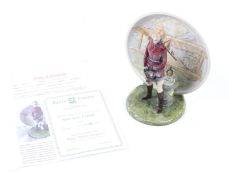 A Kevin Francis ceramic figure, designed by John Michael as an artist's proof.