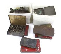 A collection of Meccano extras and spares.