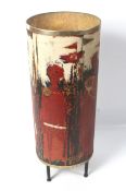A vintage table lamp.