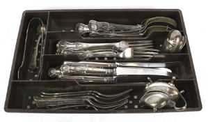 An assortment of flatware.