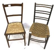 Two 20th century chairs.