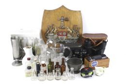 A group of assorted collectables.