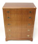 A contemporary chest of drawers by Beith Craft furniture company of Scotland .