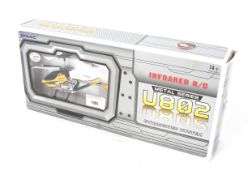 A remote control helicopter with a Gyroscope System. U802 'Metal Series', in the original box.