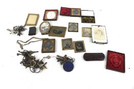 An assortment of collectables.