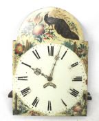 A 30hr clock movement and pendulum.