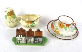 An assortment of 20th century ceramics.