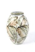 A Bourne Denby pottery vase designed by Glyn Colledge.
