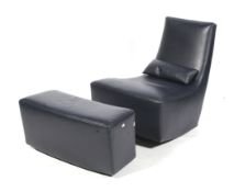 'Neo' rocking chair and foot rest, Alban-Sebastien Giles for Linge Roset.